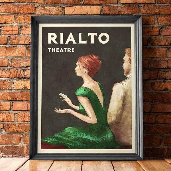 Rialto Theatre Vintage Poster, Los Angeles Cinema