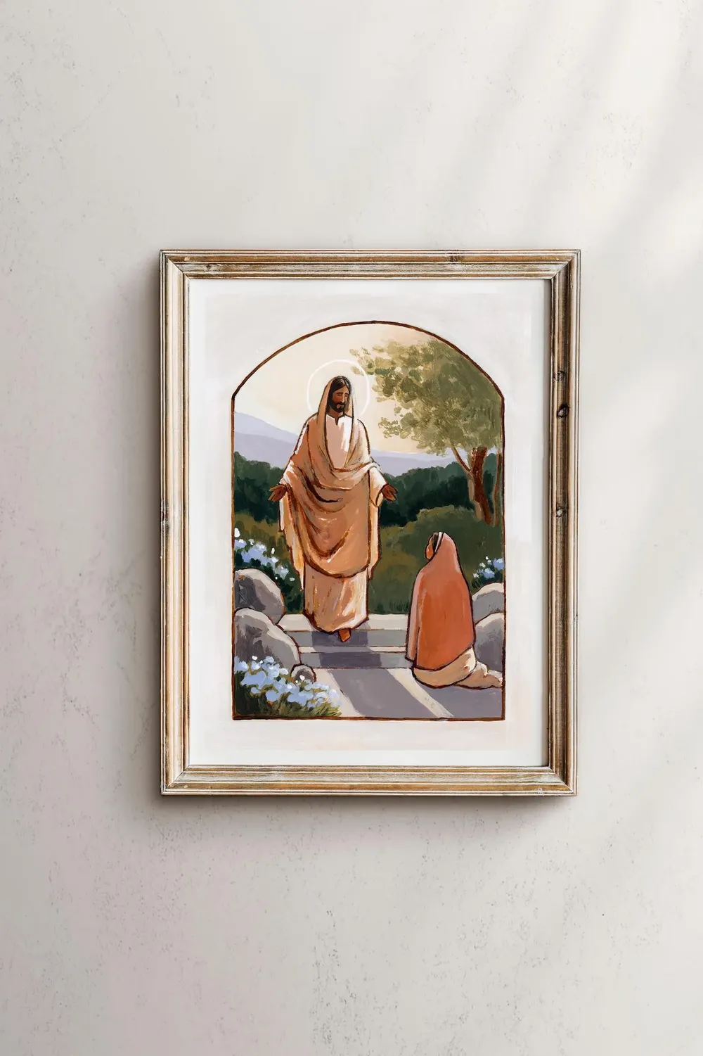 Mary Magdalene at the Tomb, Easter Sunday Art Print