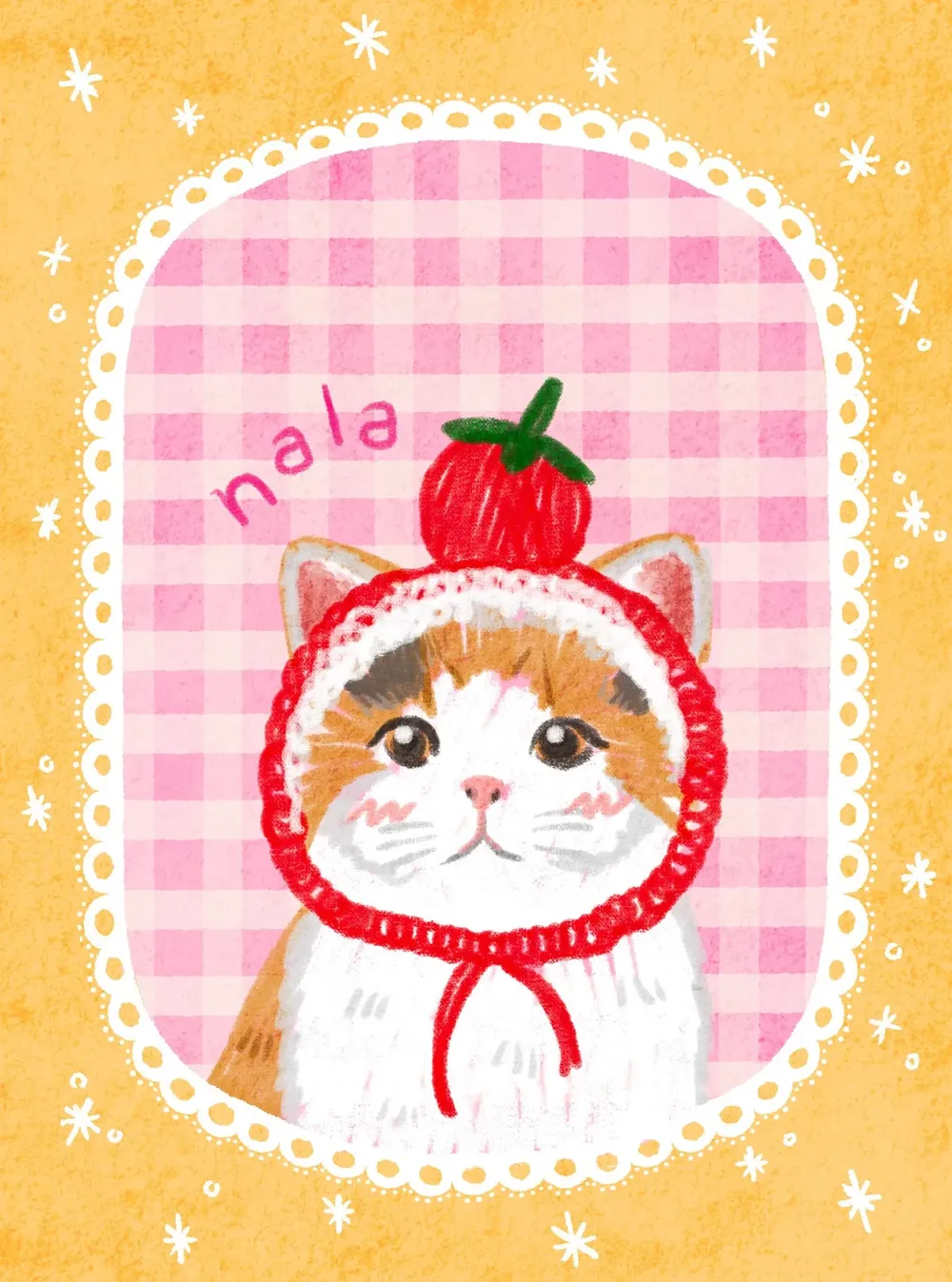 Custom Badly Drawn Pet Portrait Poster for Cat Lovers - Image 4