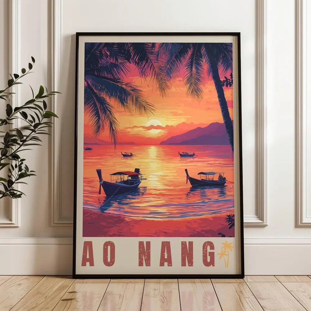 Ao Nang - Thailand Travel Poster