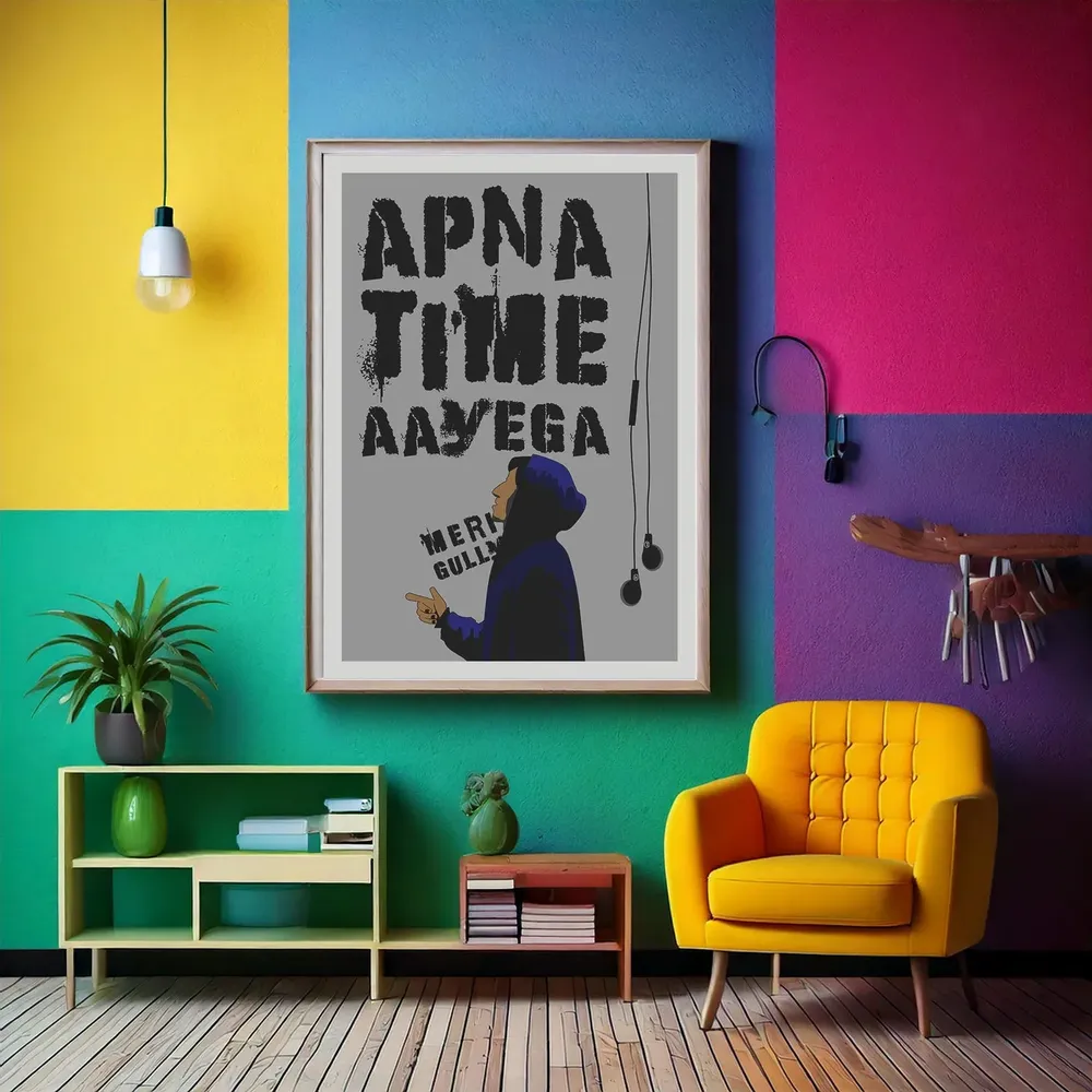 Apna Time Aayega Gully Boy Quote Poster - Image 3
