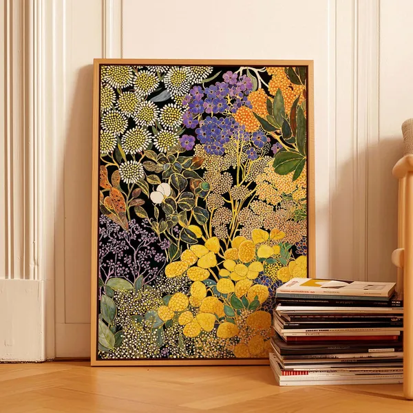 Botanical Floral Art Print, Botanical Wall Decor