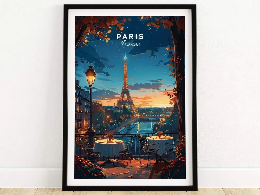 Paris - Vintage Travel Poster