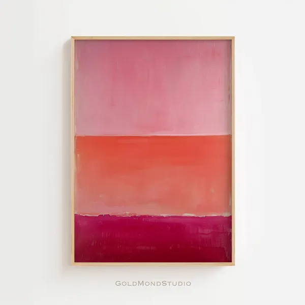 Mark Rothko Art Print, Living Room Gallery Decor