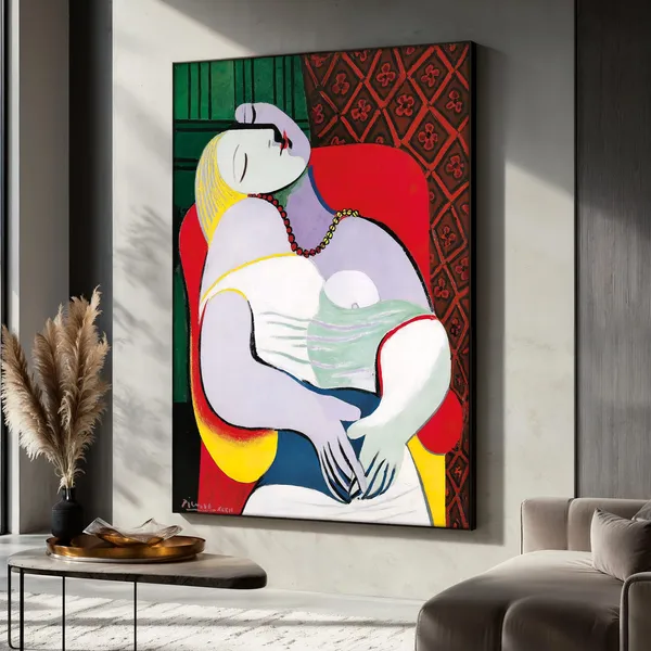 Pablo Picasso Le Rêve, Abstract Art Print