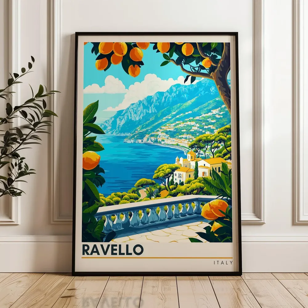 Ravello - Vintage Italy Travel Poster