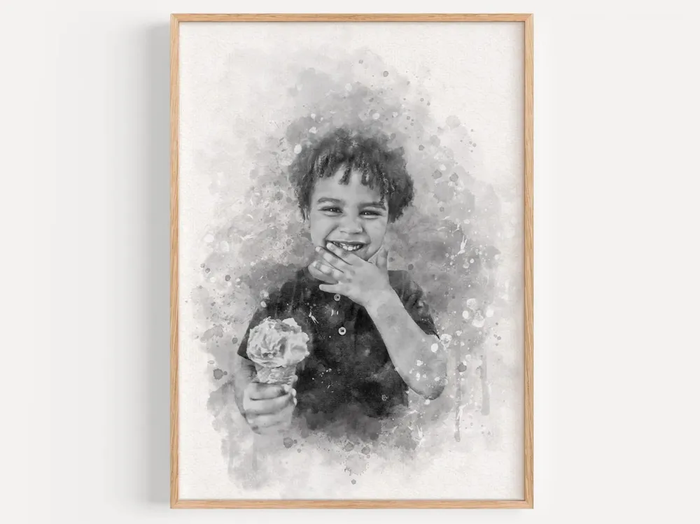 Custom Watercolor Pet Portrait, Personalised Gift - Image 4
