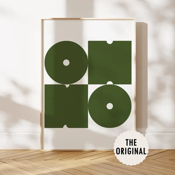 Retro Oh No Typography Poster, Bold Minimalist Print