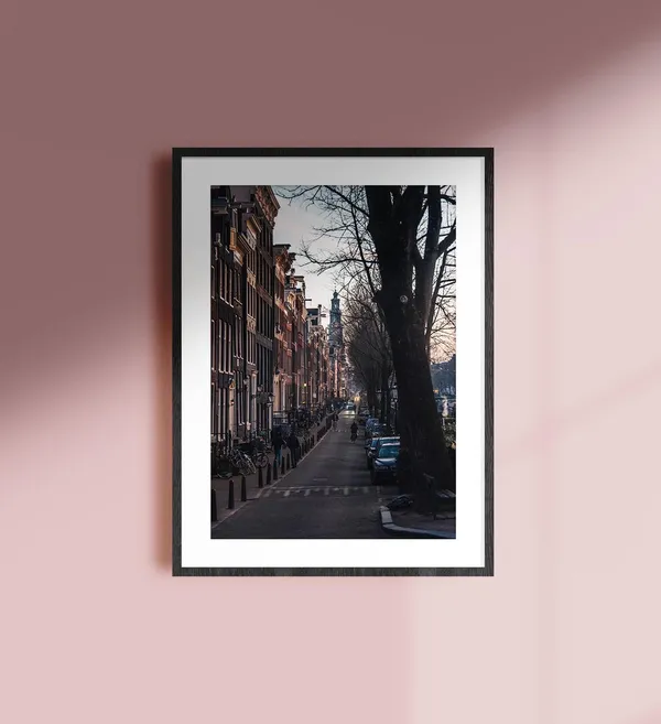 Amsterdam Canal Photography, Dutch Architecture Art Print