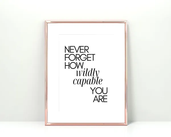 Affirmation Poster Print, Positive Self Affirmation