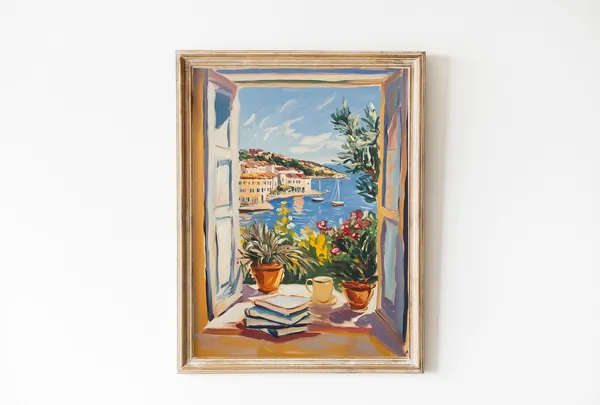 Matisse Open Window, Fauvism Coastal Art Print