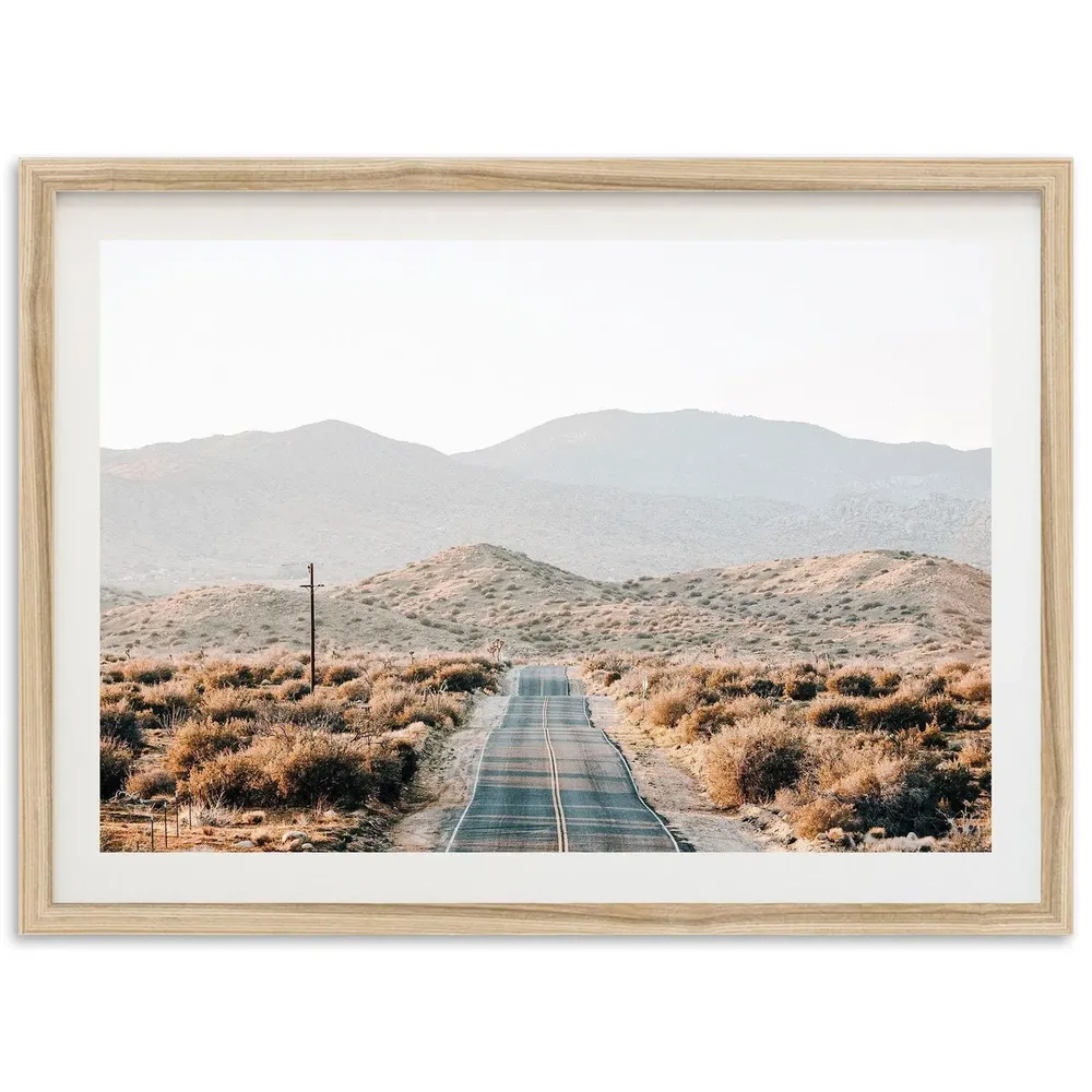 Joshua Tree Desert Landscape Art Print