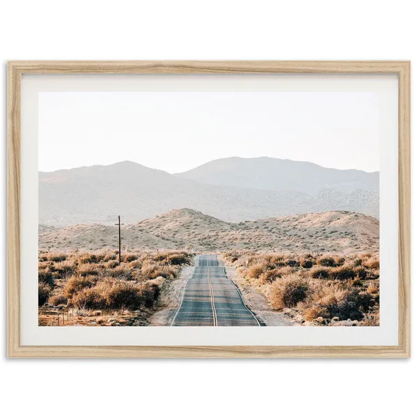 Joshua Tree Desert Landscape Art Print