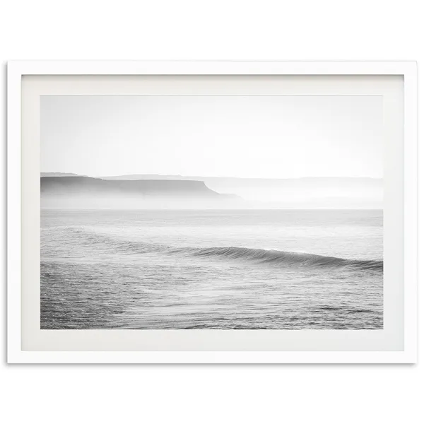 Baja Sunset Ocean Minimalist Surf Beach Art Print