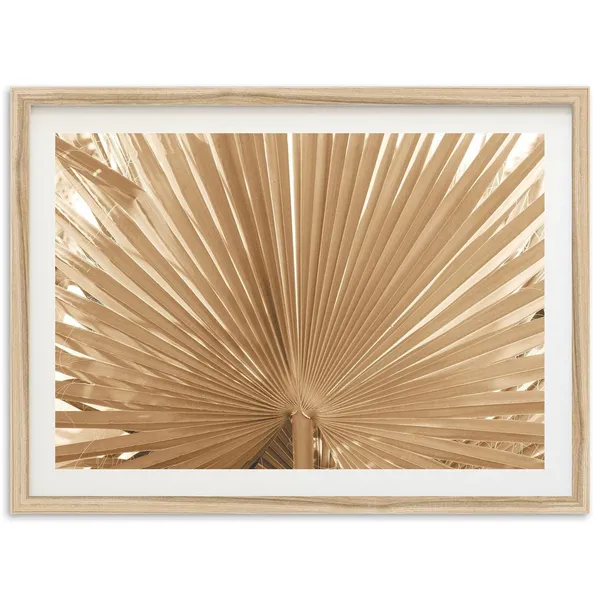 Boho Palm Print, Beach Style Wall Art Print