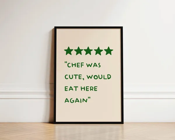 Chef Was Cute - Funny Kitchen Quote
