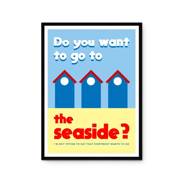 Kooks Go To The Seaside Indie Music Poster