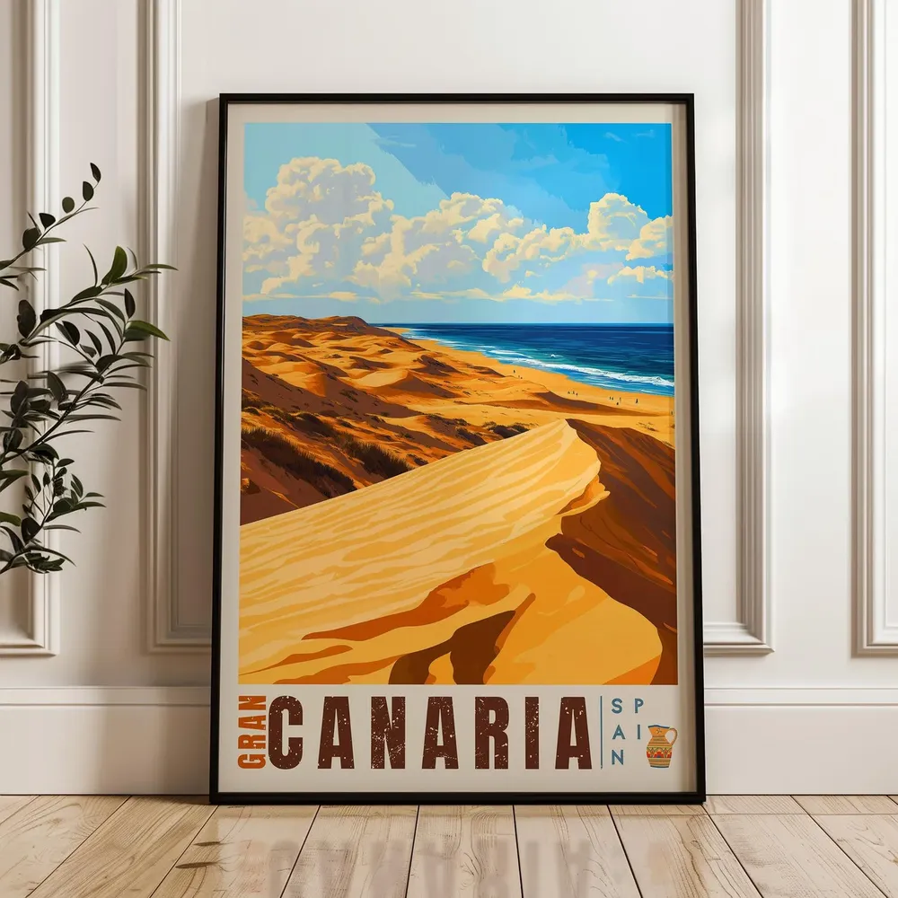 Gran Canaria - Vintage Travel Poster