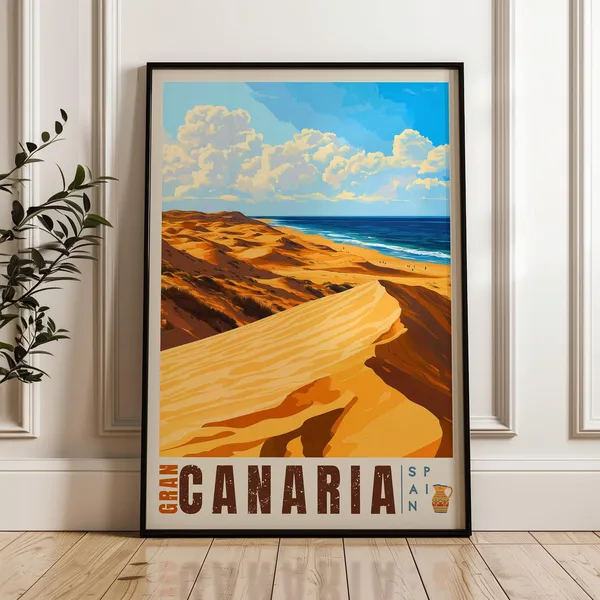 Gran Canaria - Vintage Travel Poster