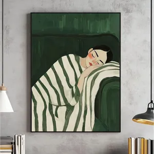 Abstract People Living Room Wall Art Print