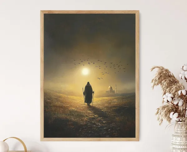 The Sufi Path to the Beloved, Islamic Art Print