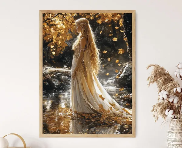 Galadriel, Lady of Light of Lothlórien Art Print