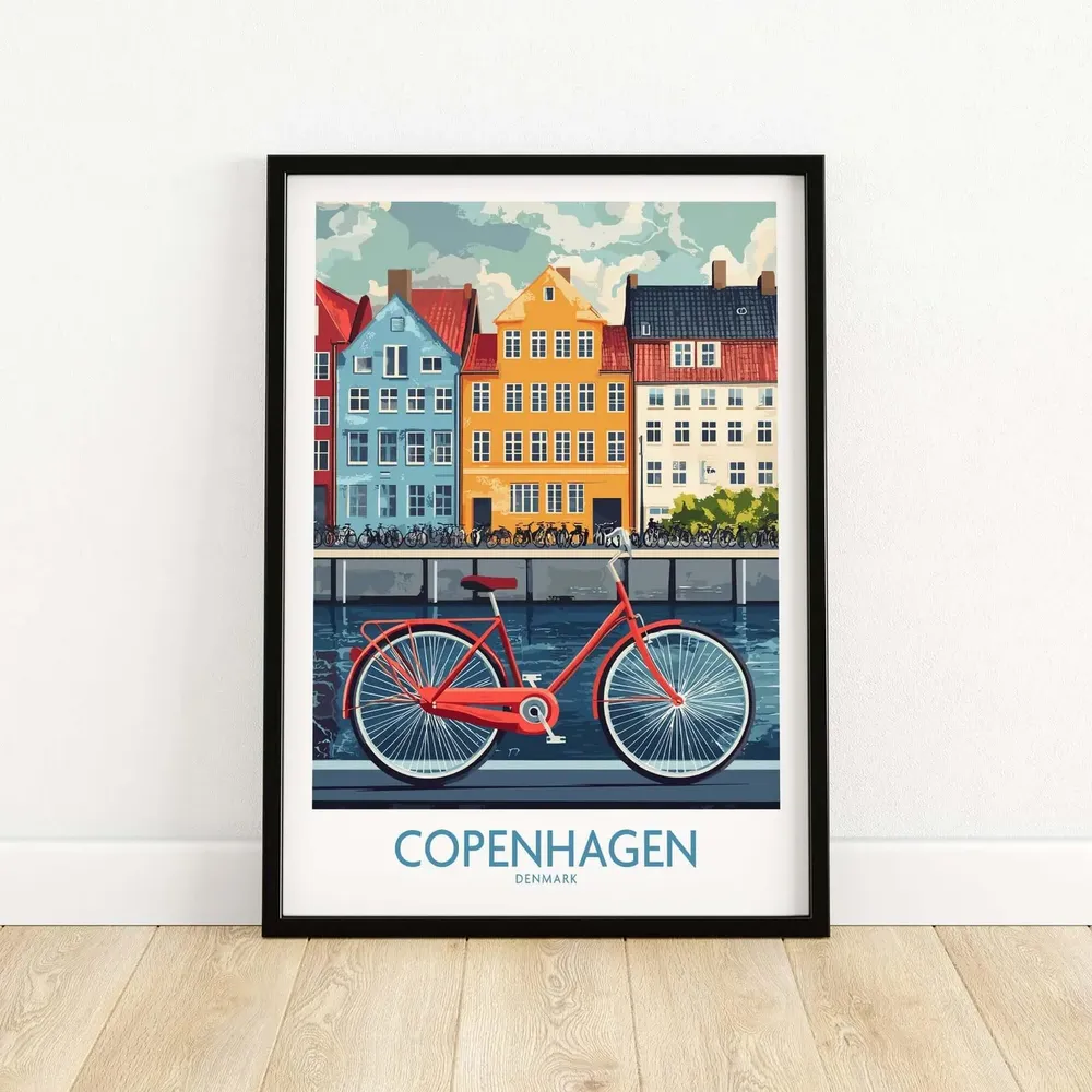 Copenhagen - Denmark Travel Art - Image 5