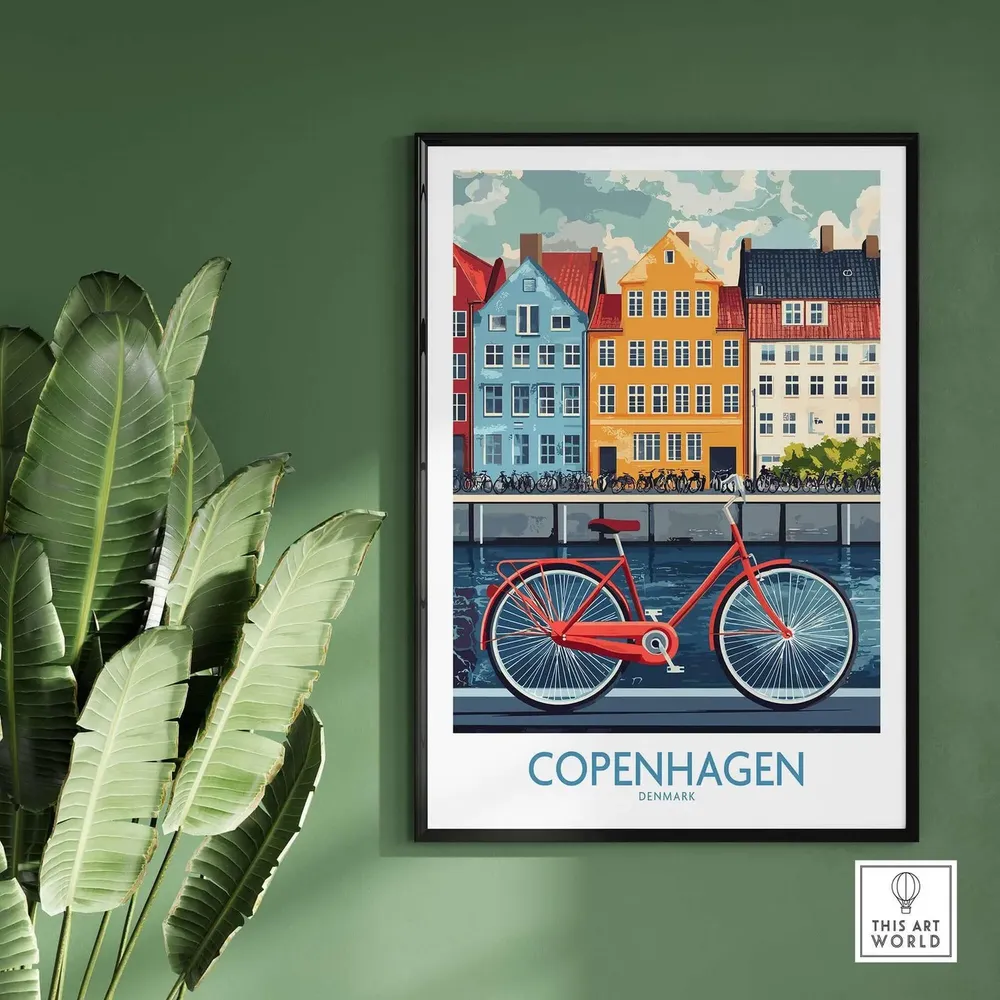 Copenhagen - Denmark Travel Art - Image 2