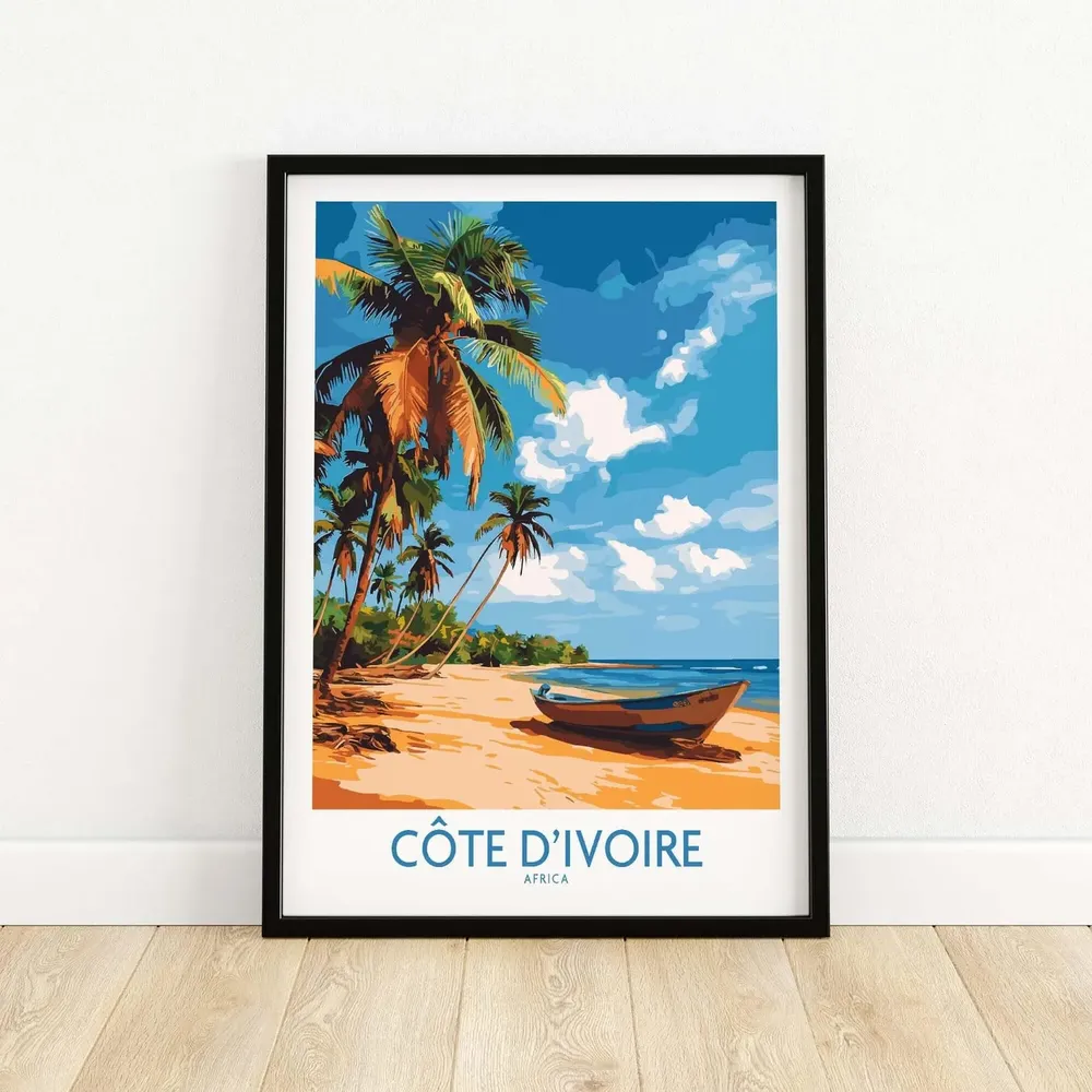 Cte Divoire Poster Print, Home Decor Artwork - Image 5