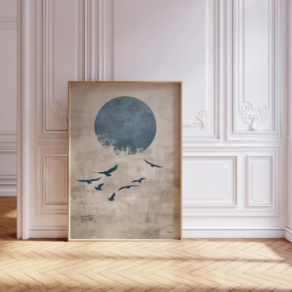 Minimalist Japandi Travel Poster