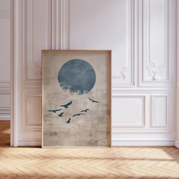 Minimalist Japandi Travel Poster