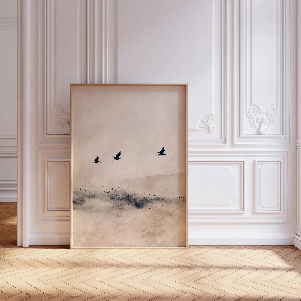 Neutral Minimalistic Travel Poster