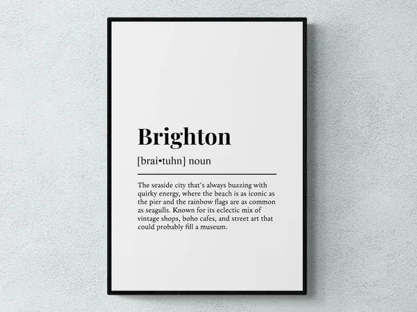 Funny Definition Humor Typography Art Print