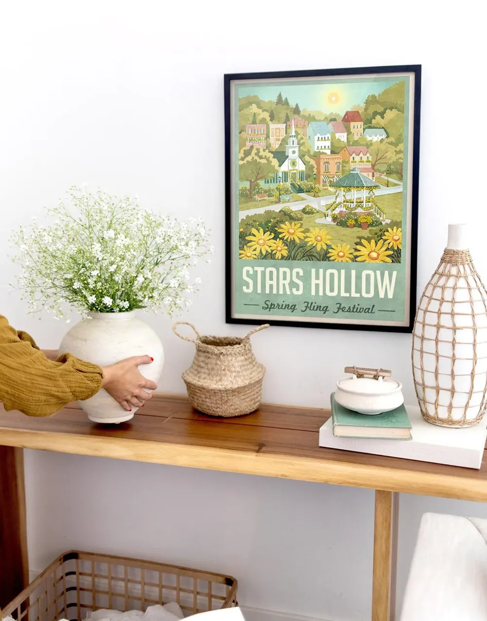 Stars Hollow Spring Travel Poster, 1000 Yellow Daisies - Image 2