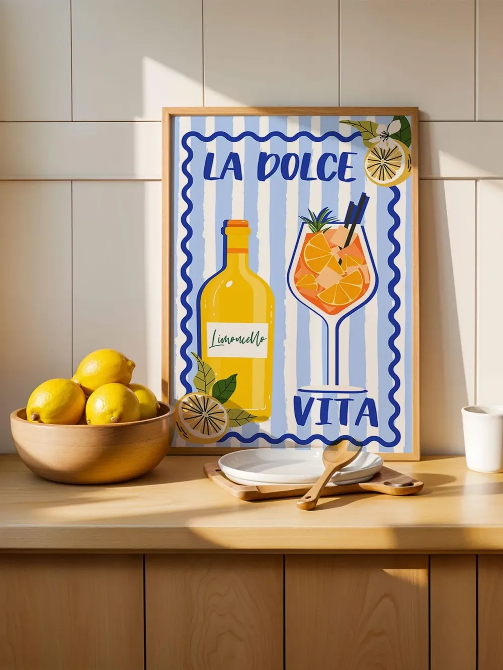 Italian Kitchen Decor, Coastal Design Art Print - Image 2