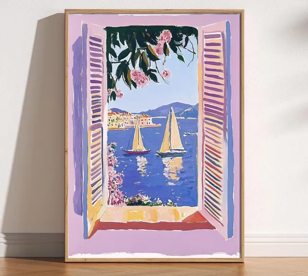 Open Window Fauvism French Riviera Poster