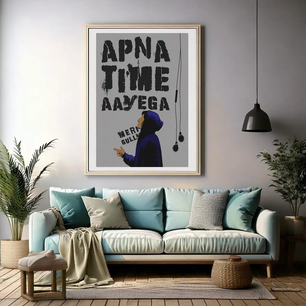 Apna Time Aayega Gully Boy Quote Poster - Image 2