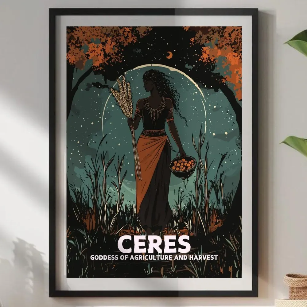 Ceres Goddess Roman Mythology Art Print