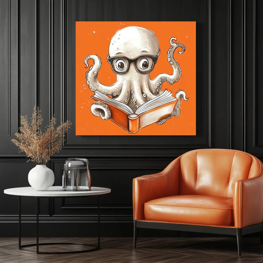 Octopus Decor, Modern Animal Art Print - Image 3