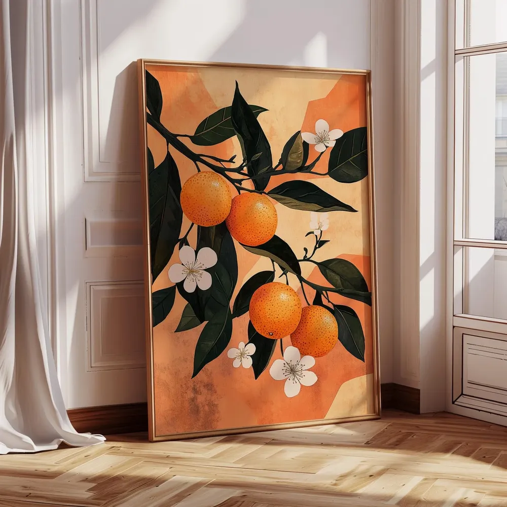 Citrus Orange Vintage Botanical Fruit Print - Image 5