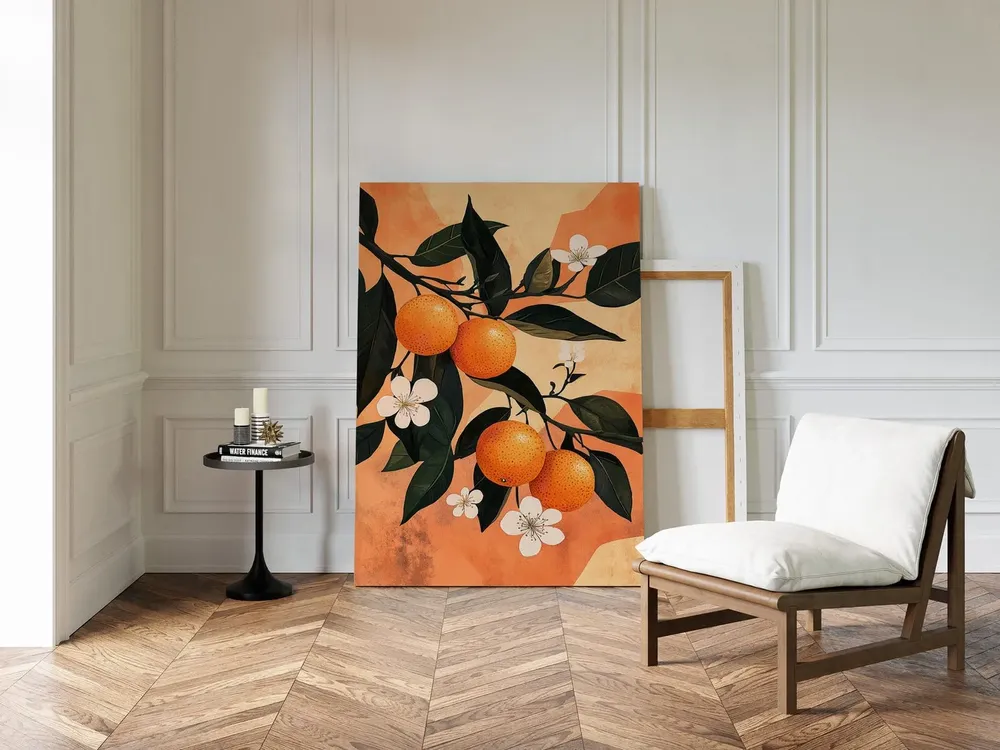 Citrus Orange Vintage Botanical Fruit Print - Image 2