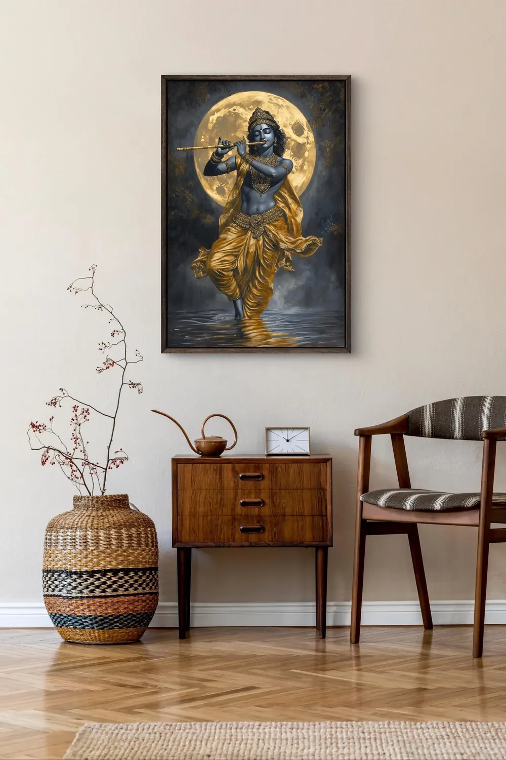Meditative Lord - Traditional Travel Poster - Image 2