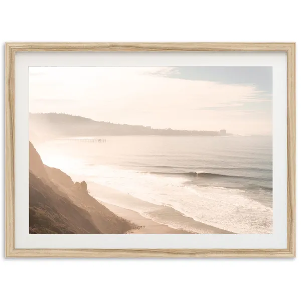 San Diego Beach Photography Travel Poster, La Jolla