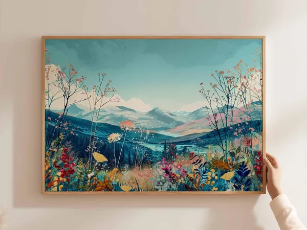 Cairngorms National Park Scotland Wall Art Print