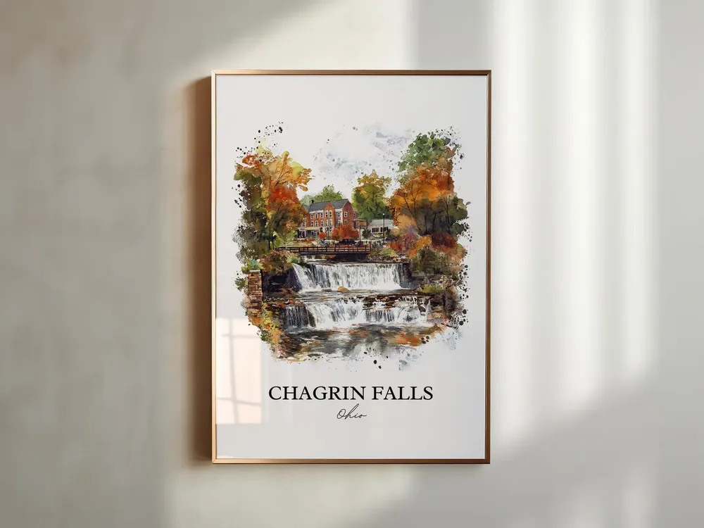 Chagrin Falls, OH Travel Poster, Cuyahoga County - Image 5