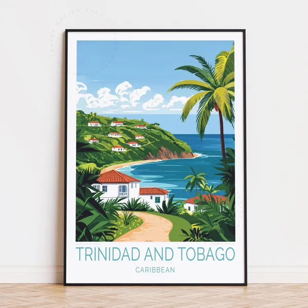 Trinidad And Tobago Home Decor Art Print