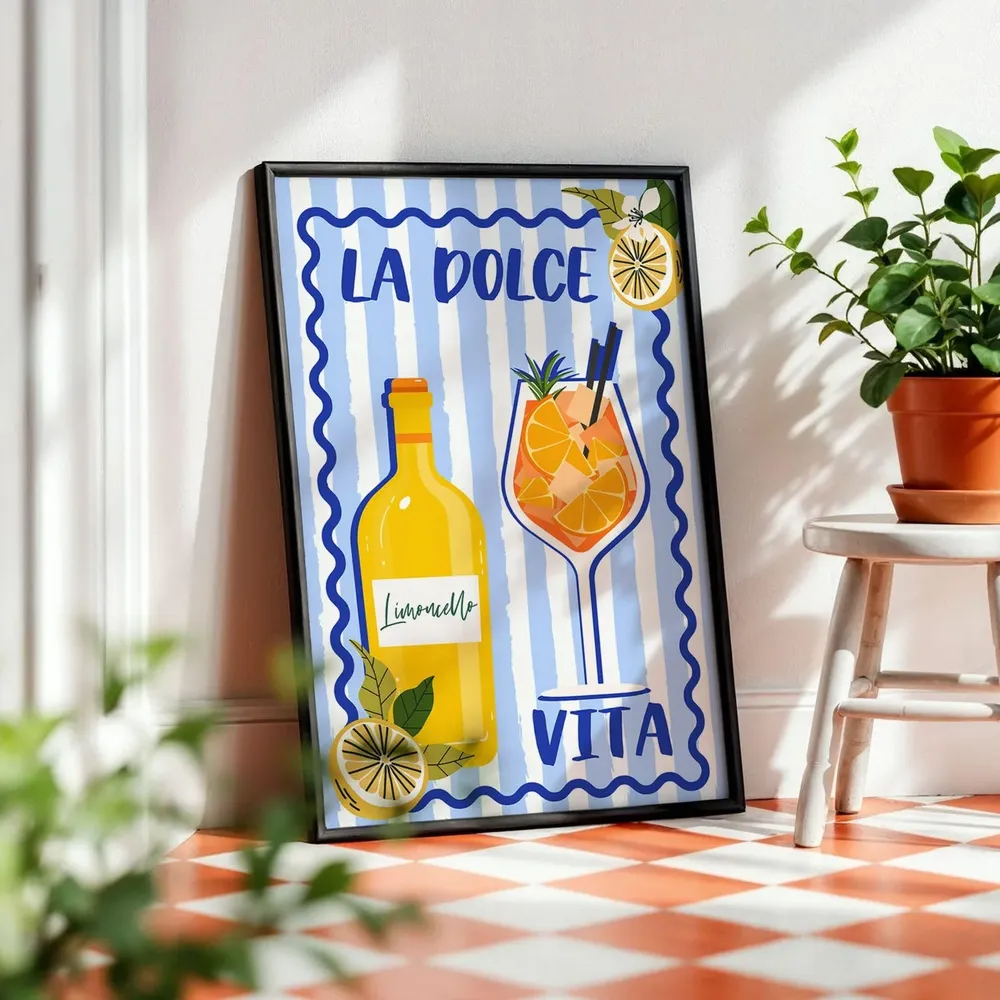 Italian Kitchen Decor, Coastal Design Art Print - Image 3