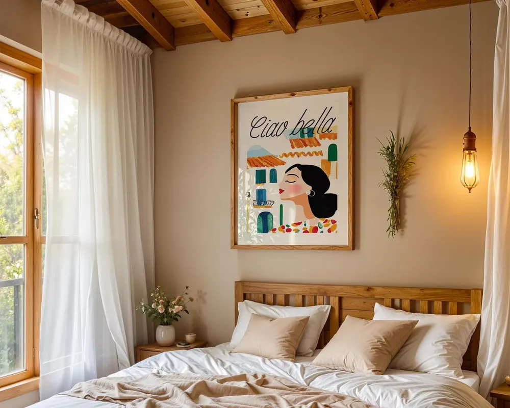 Ciao Bella Hello Beautiful Mediterranean Woman Travel Poster - Image 4