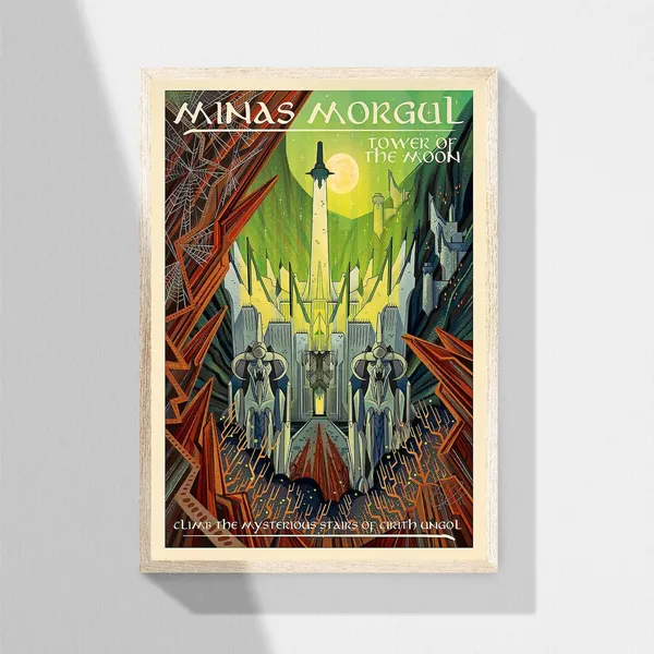 Minas Morgul Travel Fantasy Rings Travel Poster