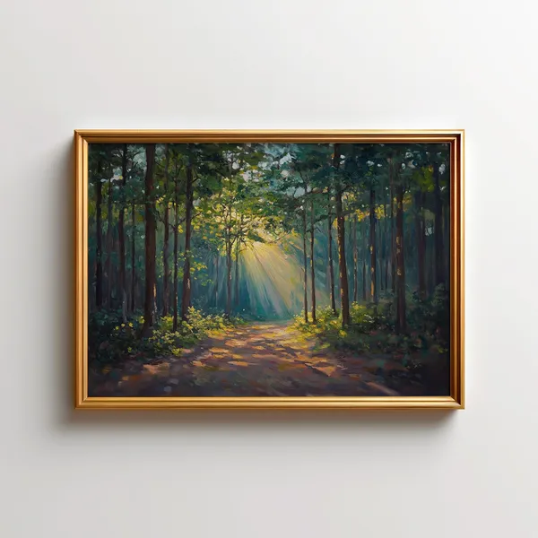 Congaree South Carolina Landscape Art Print